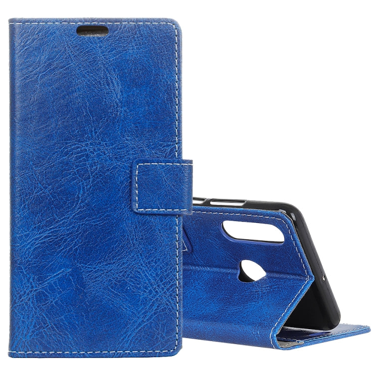 Retro Crazy Horse Texture Horizontal Flip Leather Case for Huawei P30 Lite, with Wallet & Holder & Card Slots & Photo Frame