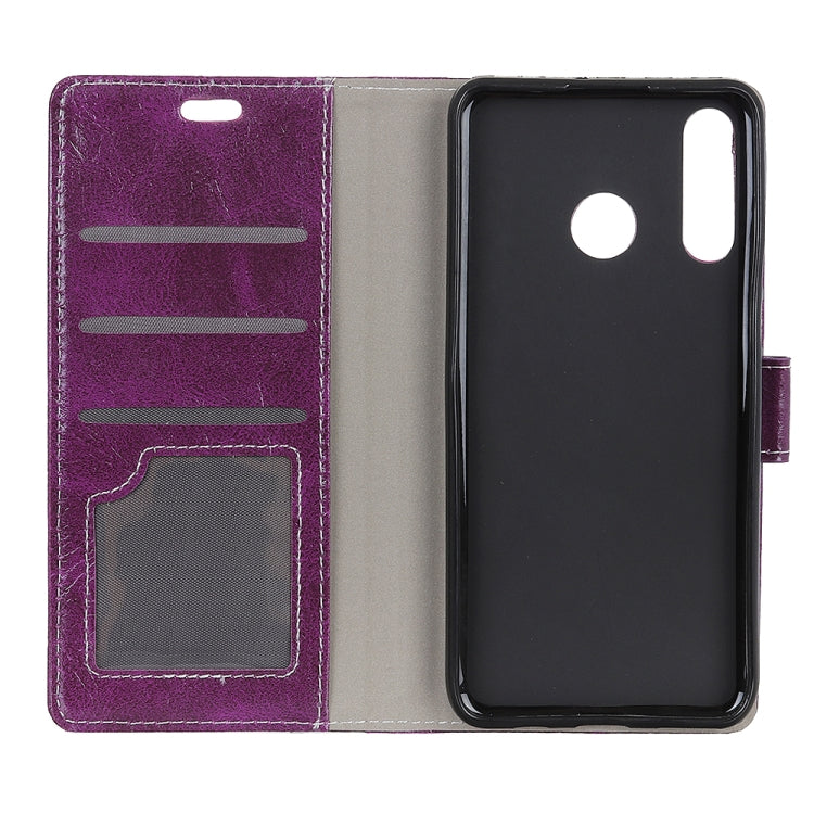 Retro Crazy Horse Texture Horizontal Flip Leather Case for Huawei P30 Lite, with Wallet & Holder & Card Slots & Photo Frame
