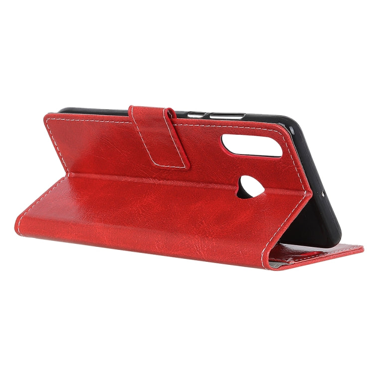 Retro Crazy Horse Texture Horizontal Flip Leather Case for Huawei P30 Lite, with Wallet & Holder & Card Slots & Photo Frame