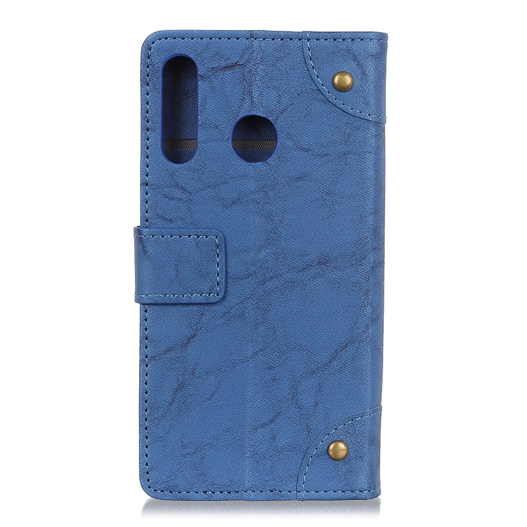 Copper Buckle Retro Crazy Horse Texture Horizontal Flip Leather Case for Huawei P30 Lite, with Holder & Card Slots & Wallet