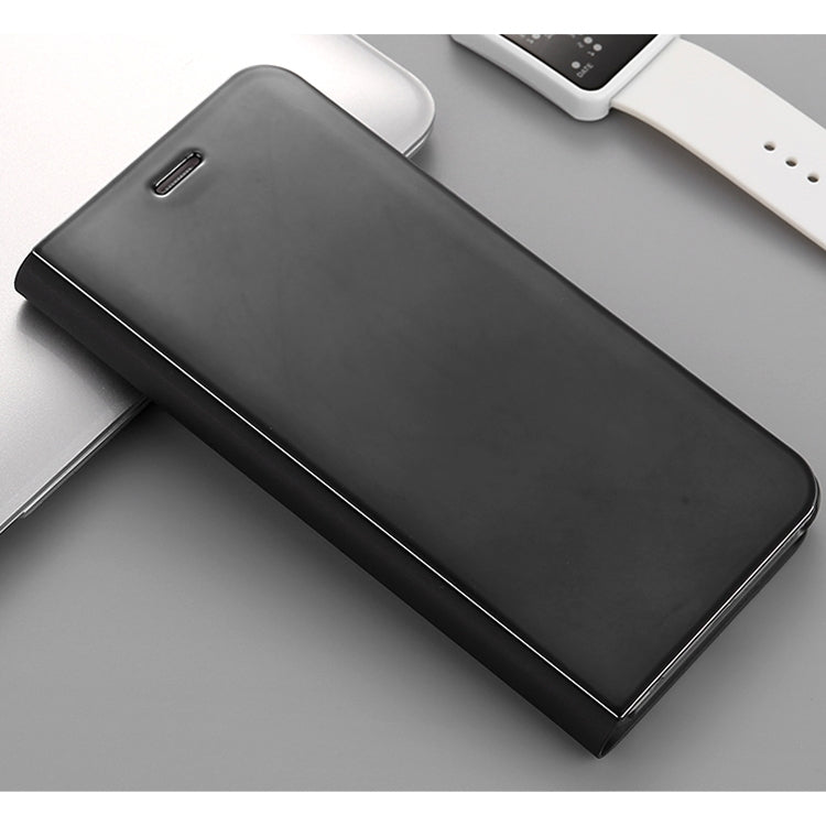 For Huawei  P10 Plus Electroplating PC + PU Horizontal Flip Protective Case with Holder & Sleep / Wake-up Function