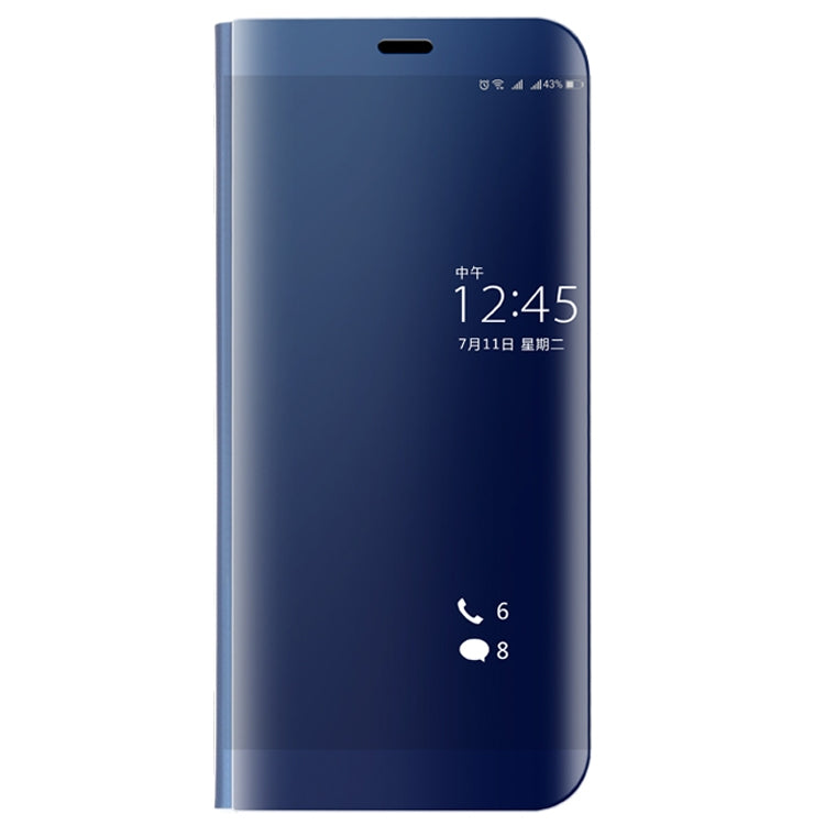 For Huawei  P10 Plus Electroplating PC + PU Horizontal Flip Protective Case with Holder & Sleep / Wake-up Function