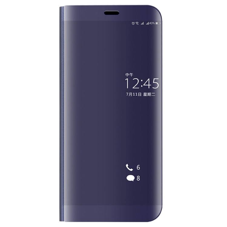 For Huawei  P10 Plus Electroplating PC + PU Horizontal Flip Protective Case with Holder & Sleep / Wake-up Function