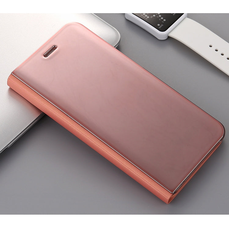 For Huawei  P10 Plus Electroplating PC + PU Horizontal Flip Protective Case with Holder & Sleep / Wake-up Function