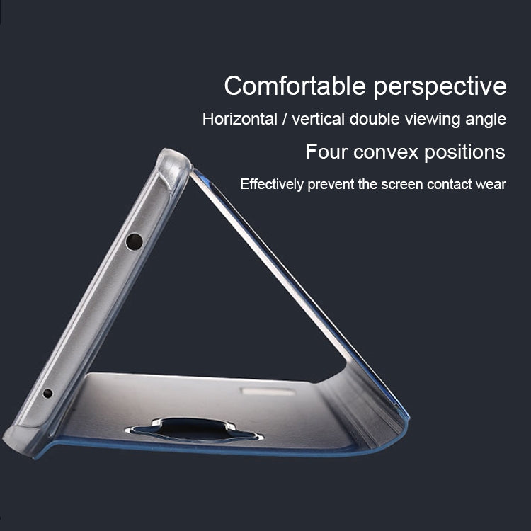 For Huawei  Mate 9 Electroplating PC + PU Horizontal Flip Protective Case with Holder & Sleep / Wake-up Function