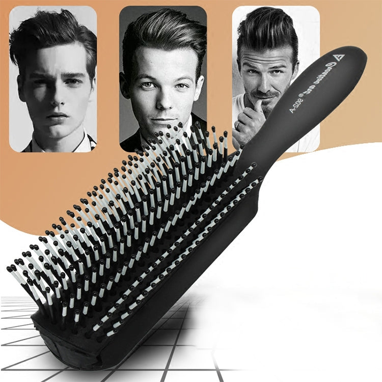 902-A Slicked-back Hair Style Comb Anti-static Curling Inner Buckle Massage Comb