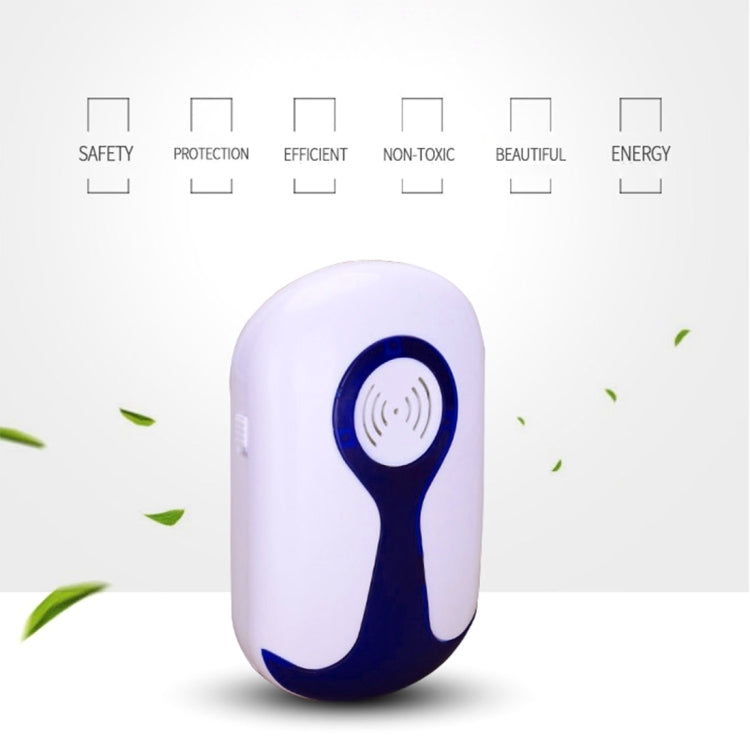 2 PCS 3W Electronic Ultrasonic Anti Mosquito Rat Insect Pest Repeller with Light, U