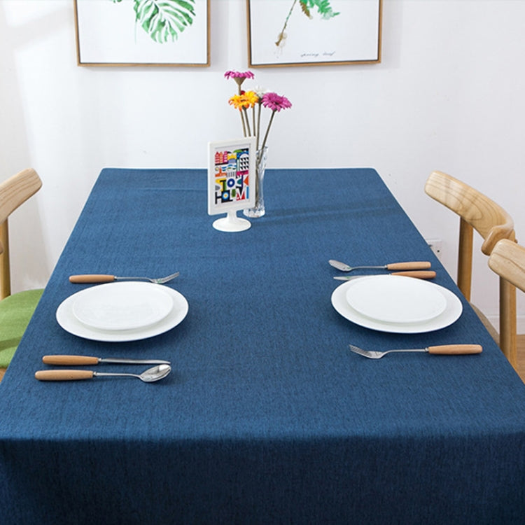 Modern Concise Waterproof Flax Rectangle Home Hotel Table Cloth, Size: 60*60cm