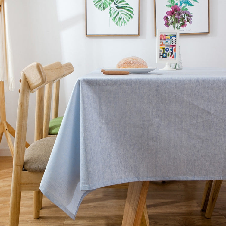 Modern Concise Waterproof Flax Rectangle Home Hotel Table Cloth, Size: 90*90cm
