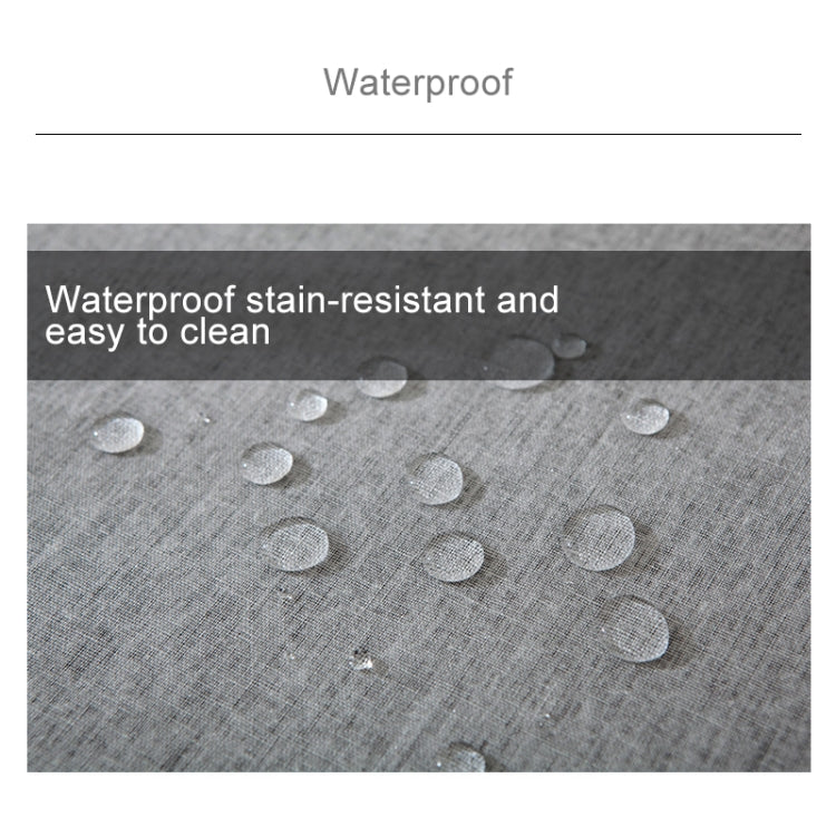 Modern Concise Waterproof Flax Rectangle Home Hotel Table Cloth, Size: 90*150cm