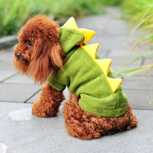 Cute Dinosaur Shaped Pet Costume, Size: XL, Back Length: 35cm, Chest: 52cm