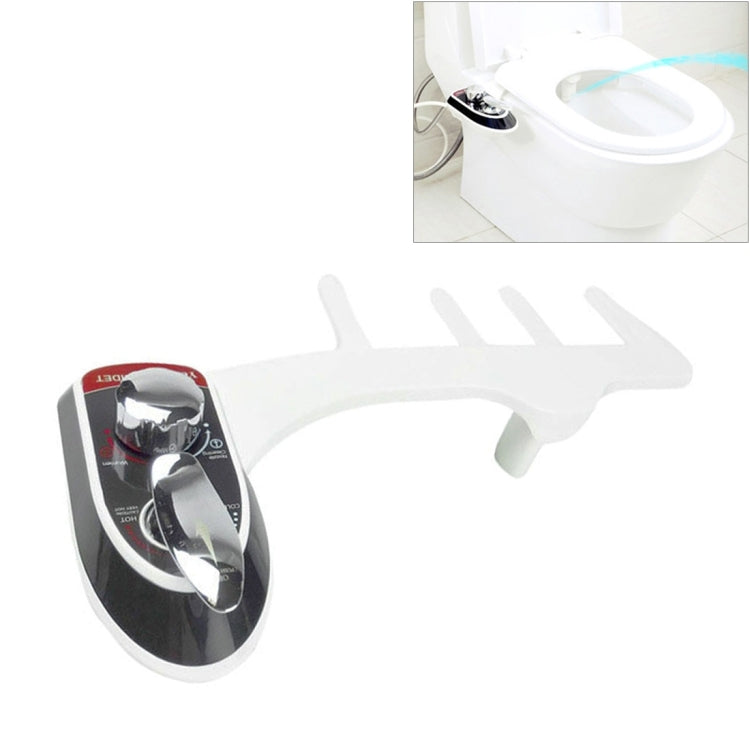 Yeden MDY-003 Dual Nozzles Toilet Bidet with Quick Installing Bracket, Support Female Front Wash & Normal Wash & Self-cleaning(White)