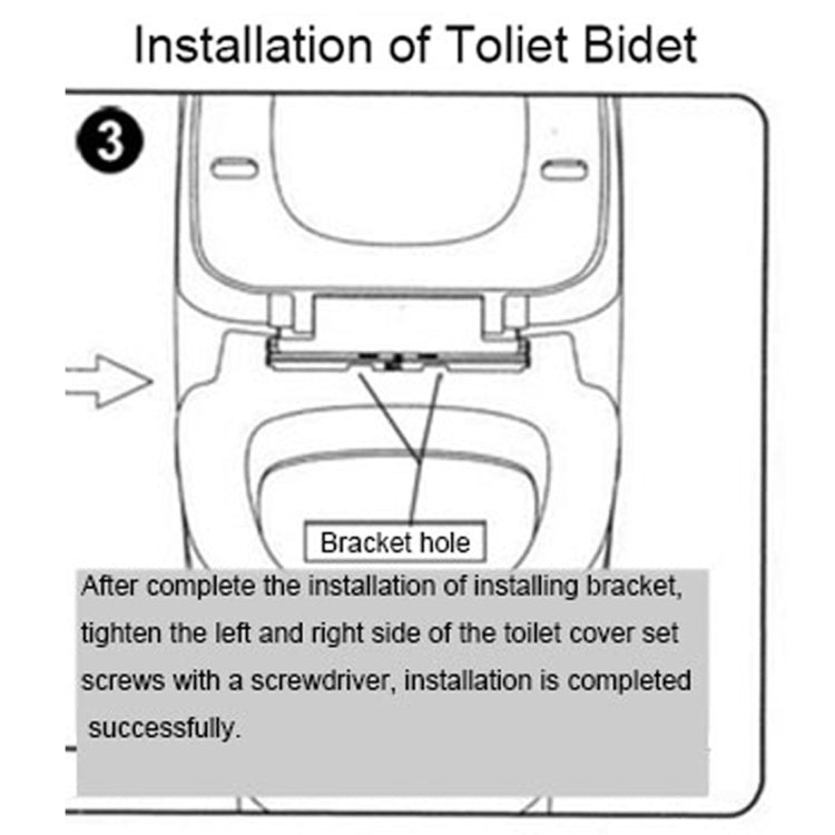 Yeden MDY-003 Dual Nozzles Toilet Bidet with Quick Installing Bracket, Support Female Front Wash & Normal Wash & Self-cleaning(White)