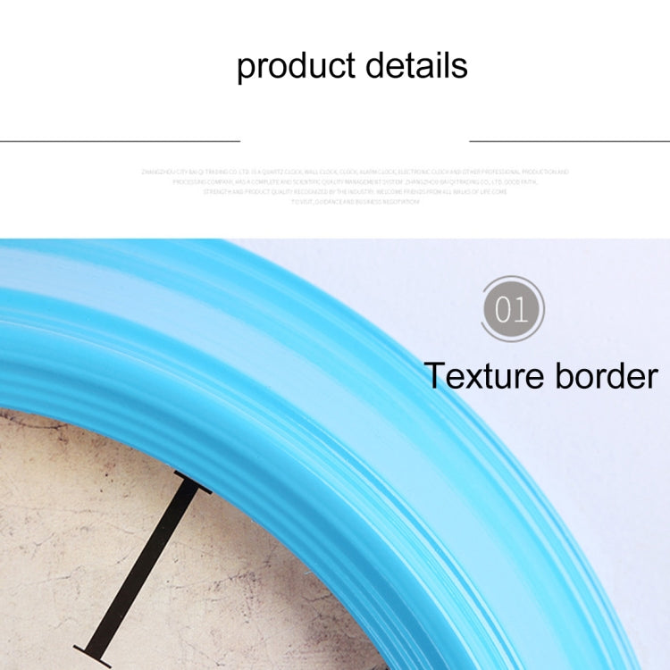 Home Office Room Retro Metal Frame Silent Non Ticking 12 inch Round Decorative Wall Quartz Clock