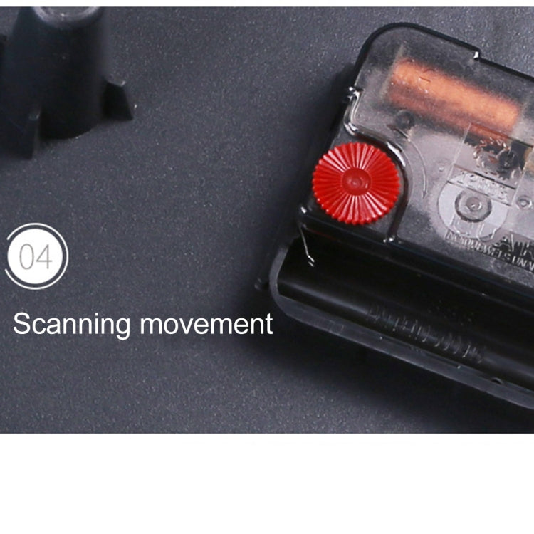 Home Office Retro Style Silent Battery Operated 12 inch Round Decorative Wall Quartz Clock