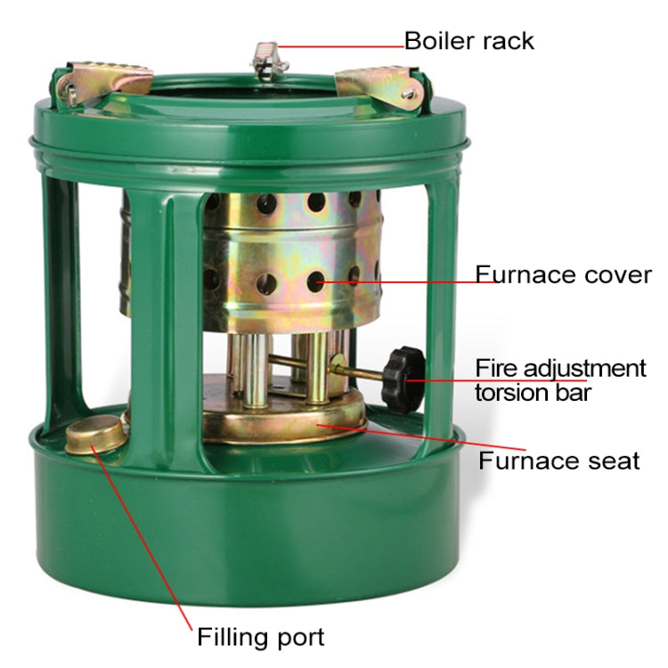 168# Outdoor Camping Mini 8 Wicks Kerosene Stove Burner for Picnic Cooking