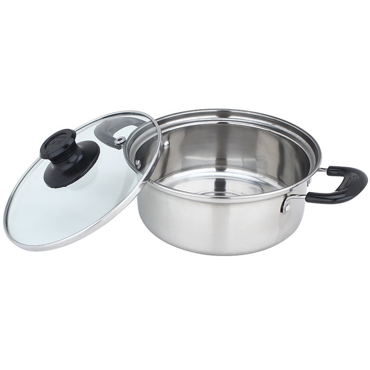 Portable Outdoor Stainless Steel Wick Alcohol Stove Single Small Pot Set, Size: 16cm