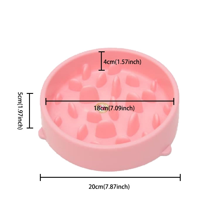 Pet Bowl Preventing Choking PP Bowl