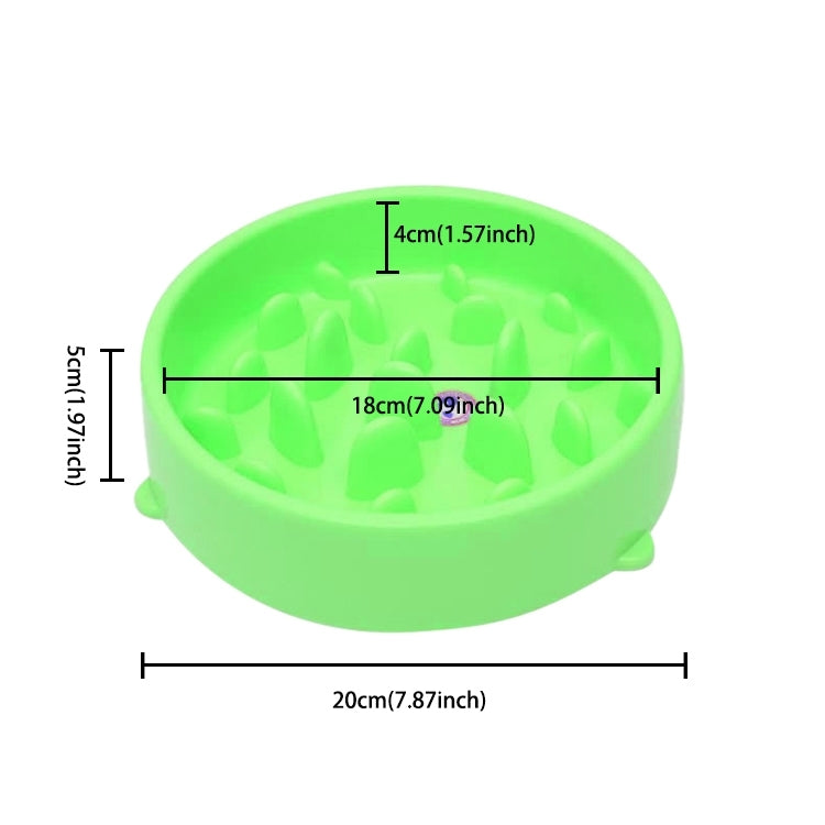 Pet Bowl Preventing Choking PP Bowl