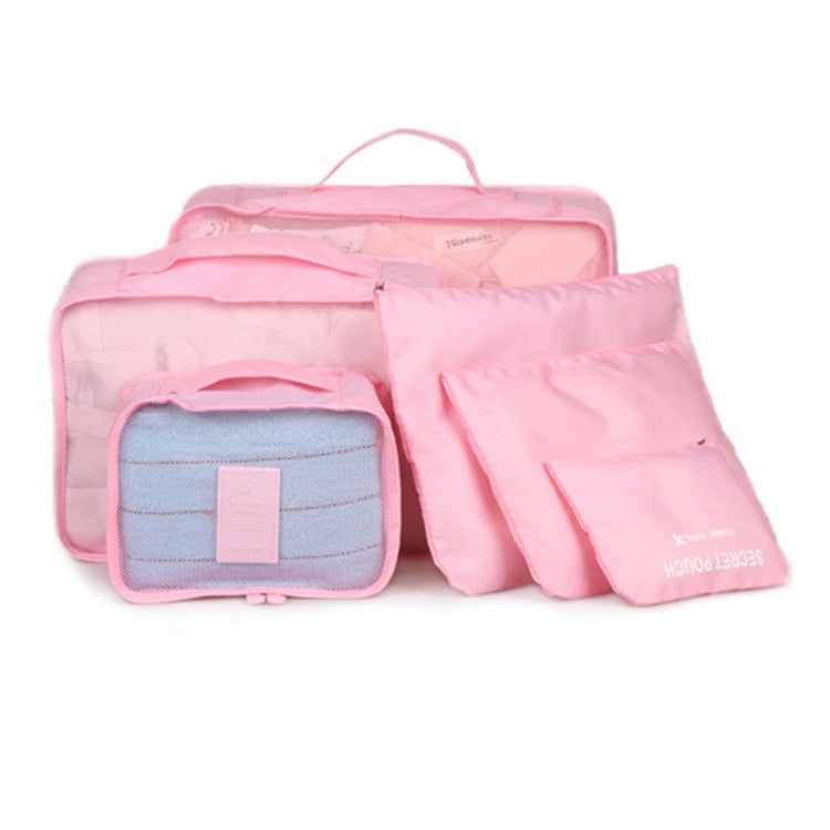 6 in 1 Outdoor Traveling / Household Clothing Storage Bag Included Six Pieces Suit