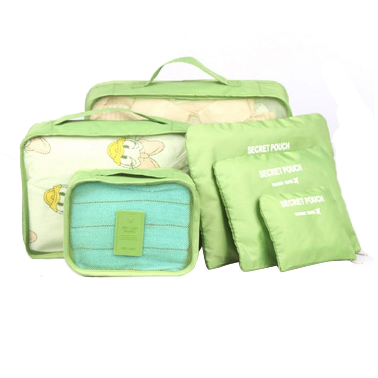 6 in 1 Outdoor Traveling / Household Clothing Storage Bag Included Six Pieces Suit