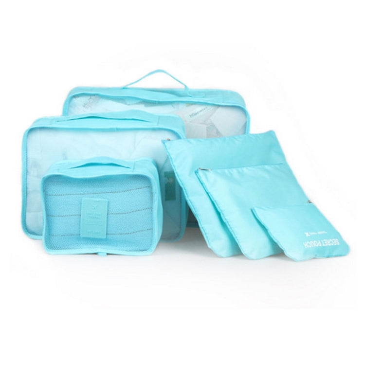 6 in 1 Outdoor Traveling / Household Clothing Storage Bag Included Six Pieces Suit