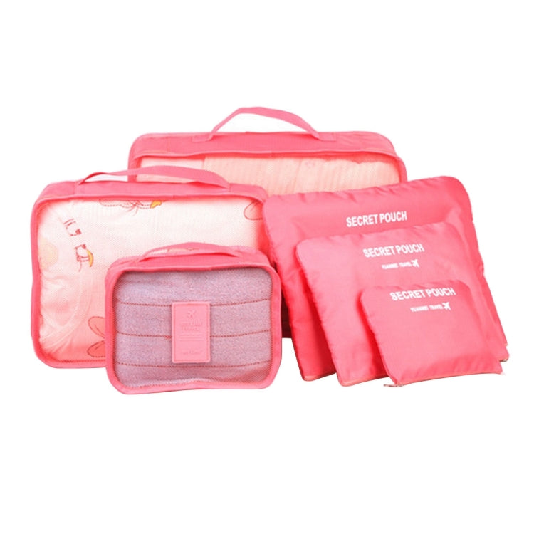 6 in 1 Outdoor Traveling / Household Clothing Storage Bag Included Six Pieces Suit