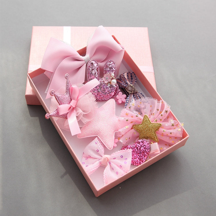 10 PCS Cute Children Headwear Hair Clip Set