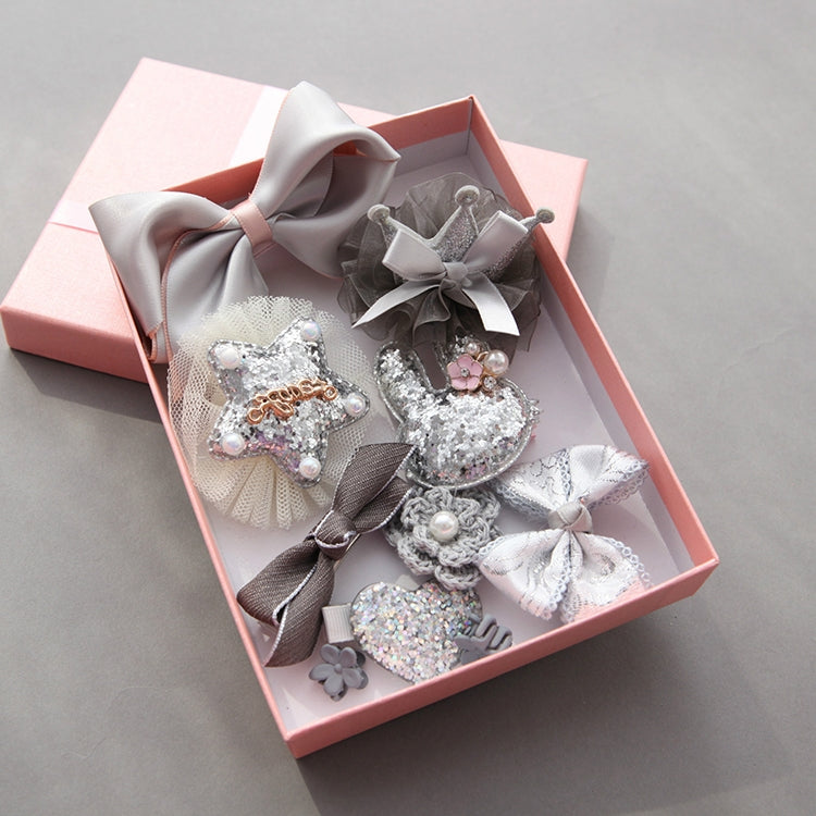 10 PCS Cute Children Headwear Hair Clip Set