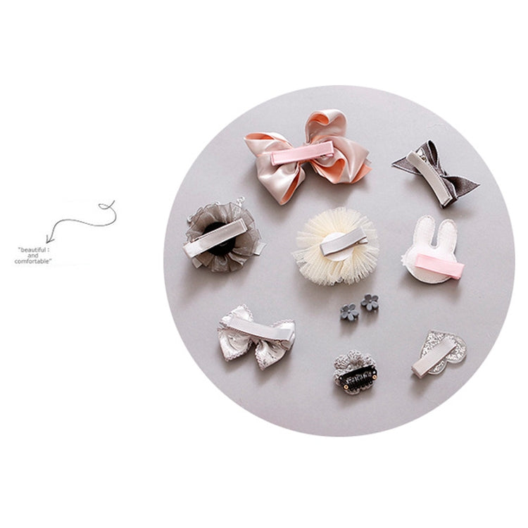 10 PCS Cute Children Headwear Hair Clip Set