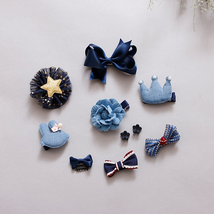 10 PCS Cute Children Headwear Hair Clip Set