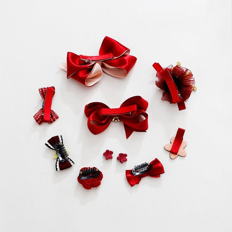 10 PCS Cute Children Headwear Hair Clip Set