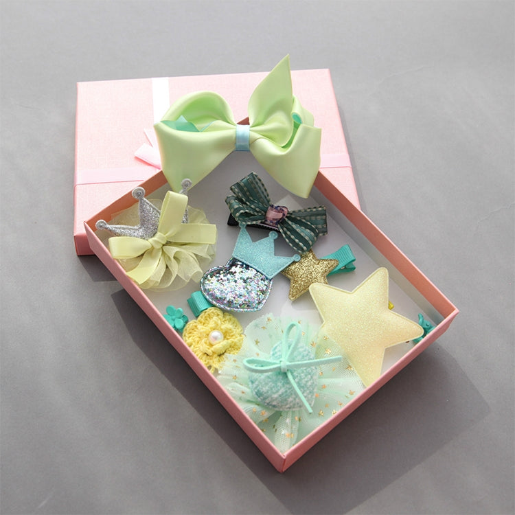 10 PCS Cute Children Headwear Hair Clip Set