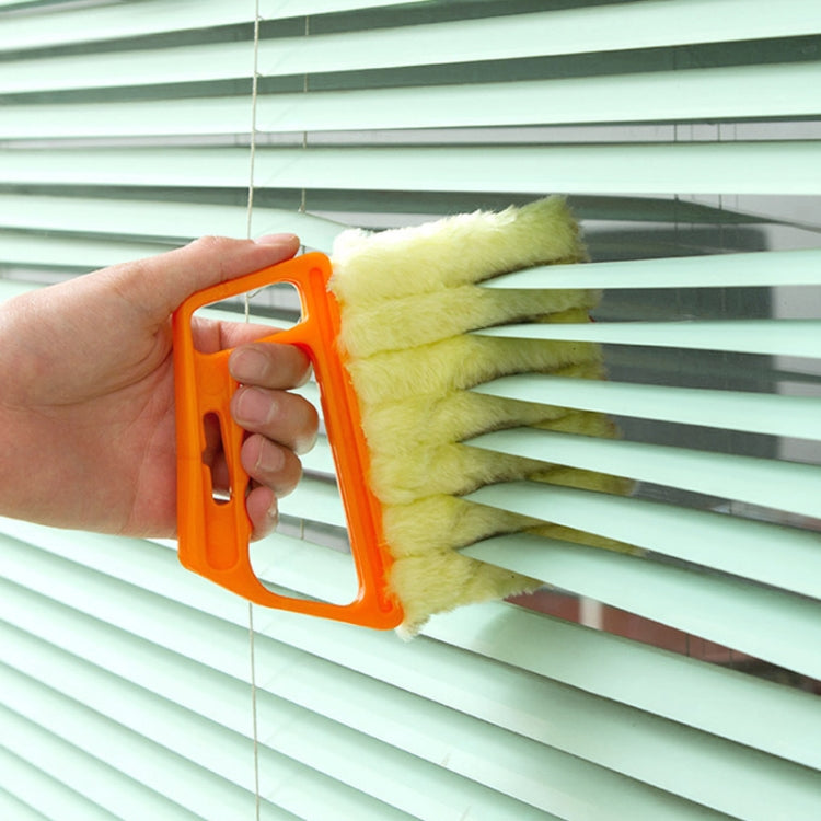 2 PCS Microfiber Blinds Cleaning Brush Slat Dust Cleaner Clip Window Air Conditioner Duster