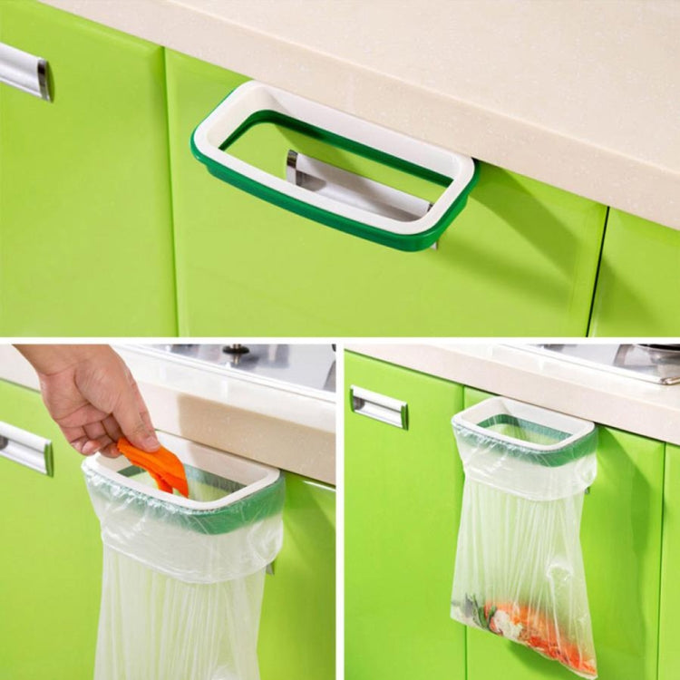 Garbage Bags Stent Can Hang Kitchen Cupboard Door Back Style Trash Garbage Bags Frame, Size: 22*10.2cm