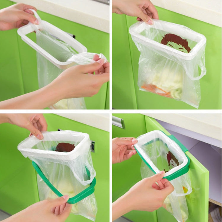 Garbage Bags Stent Can Hang Kitchen Cupboard Door Back Style Trash Garbage Bags Frame, Size: 22*10.2cm