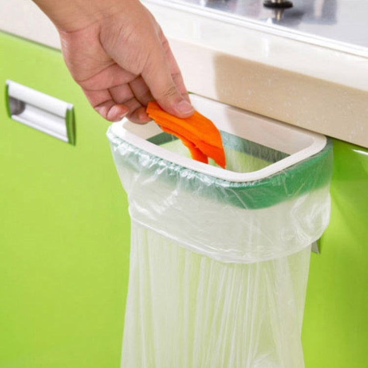 Garbage Bags Stent Can Hang Kitchen Cupboard Door Back Style Trash Garbage Bags Frame, Size: 22*10.2cm