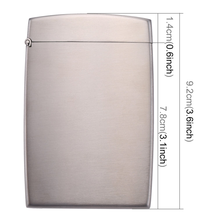 Classic Metal Business Name Card Case Card Box, Size: 9.2*6.2*0.7cm