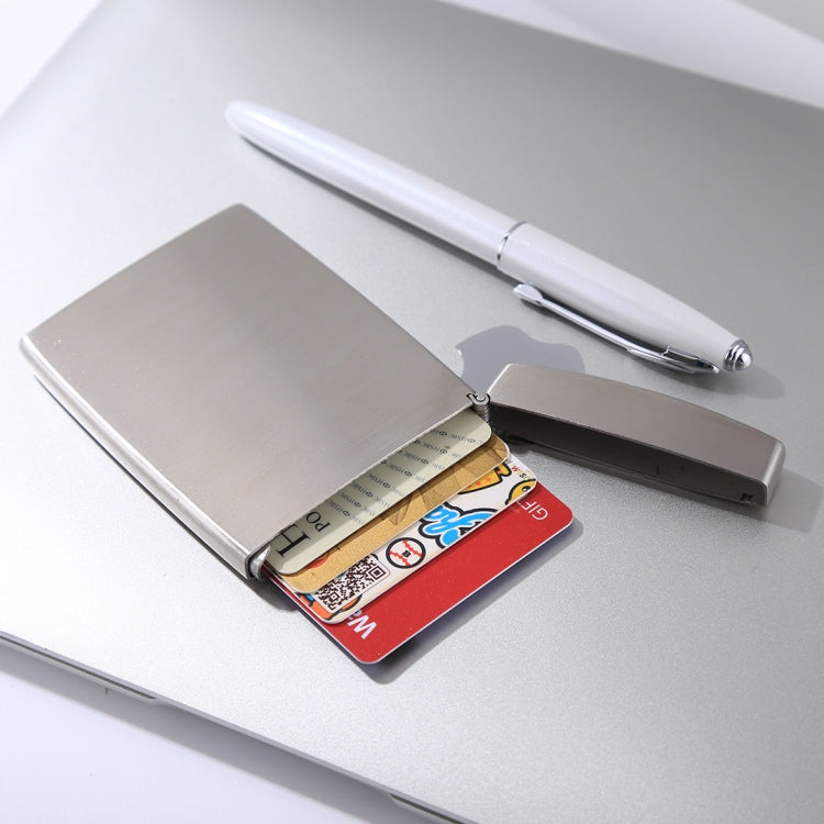 Classic Metal Business Name Card Case Card Box, Size: 9.2*6.2*0.7cm
