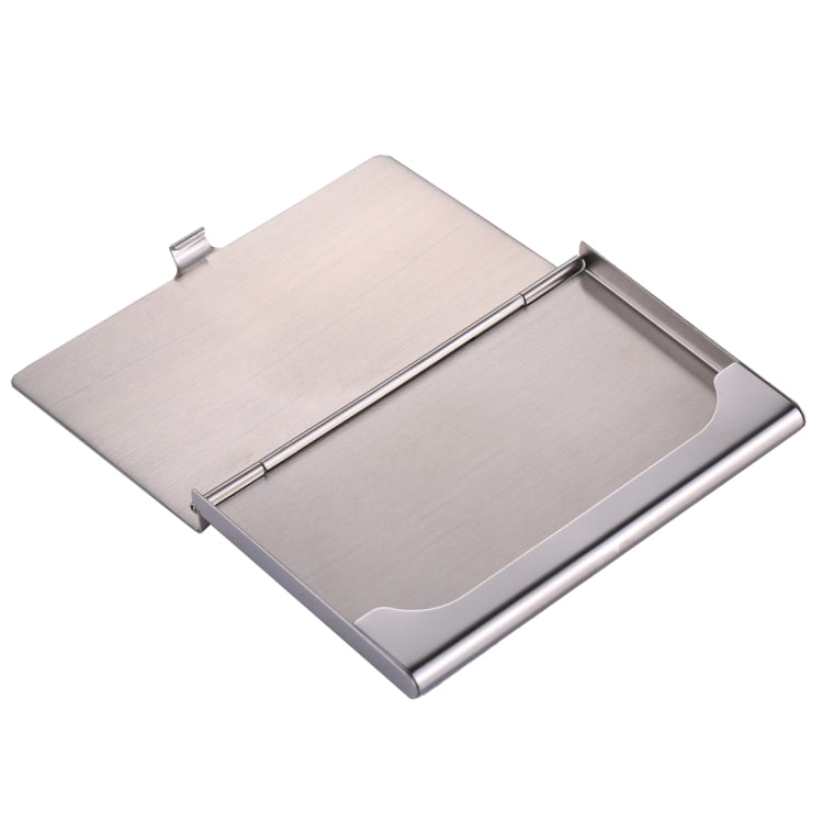 Portable Classic Metal Business Name Card Case Card Box, Size: 9.2*5.8*0.5cm