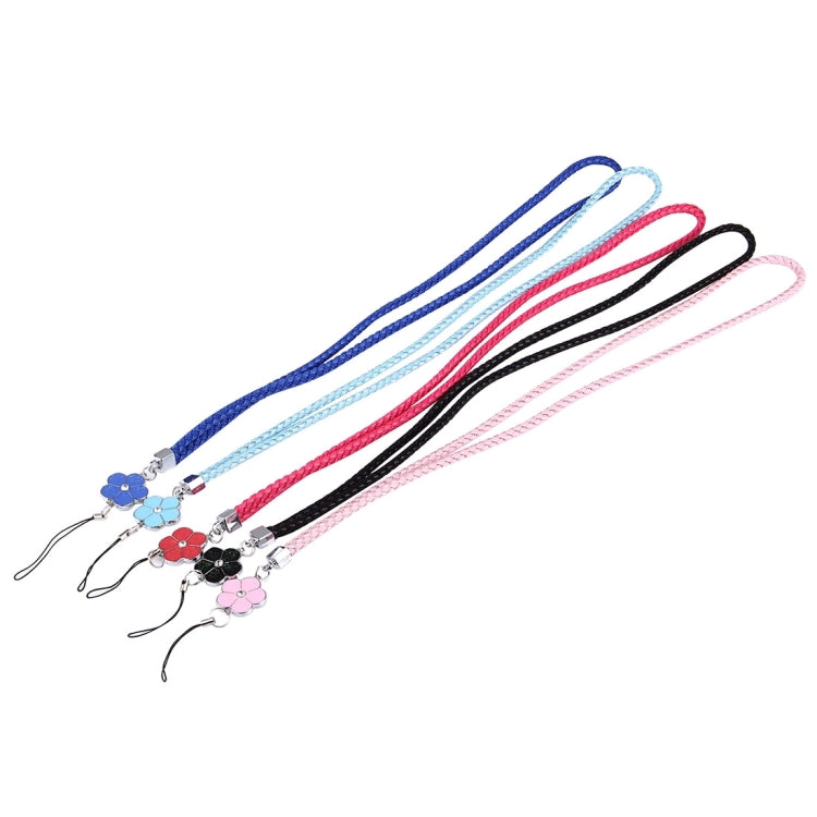 50 PCS Flower Pendant Mobile Phone Chain, Random Color Delivery