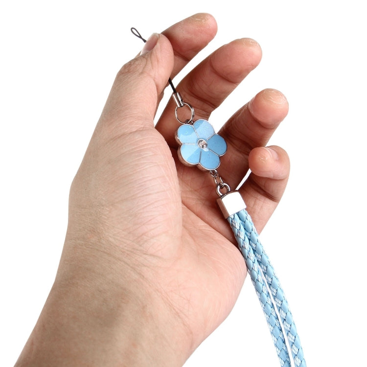 50 PCS Flower Pendant Mobile Phone Chain, Random Color Delivery