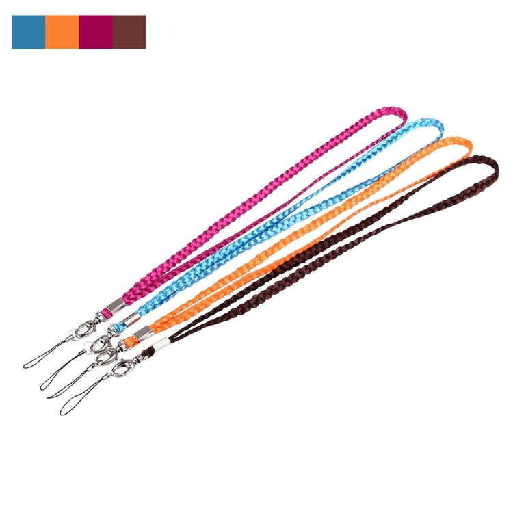 50 PCS Weaving Style Mobile Phone Chain, Random Color Delivery