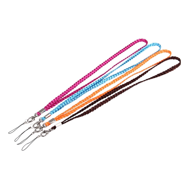 50 PCS Weaving Style Mobile Phone Chain, Random Color Delivery
