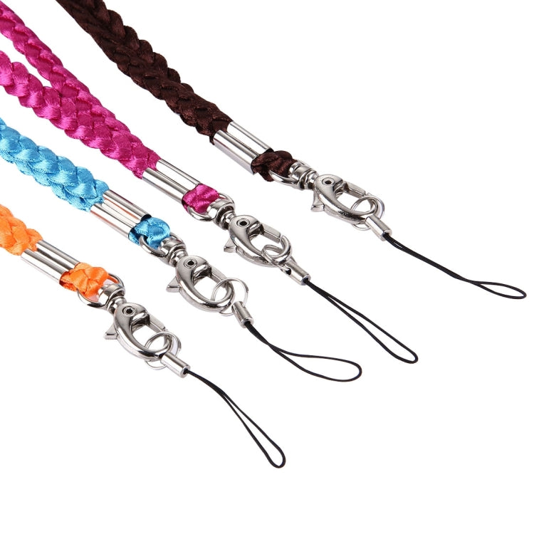 50 PCS Weaving Style Mobile Phone Chain, Random Color Delivery
