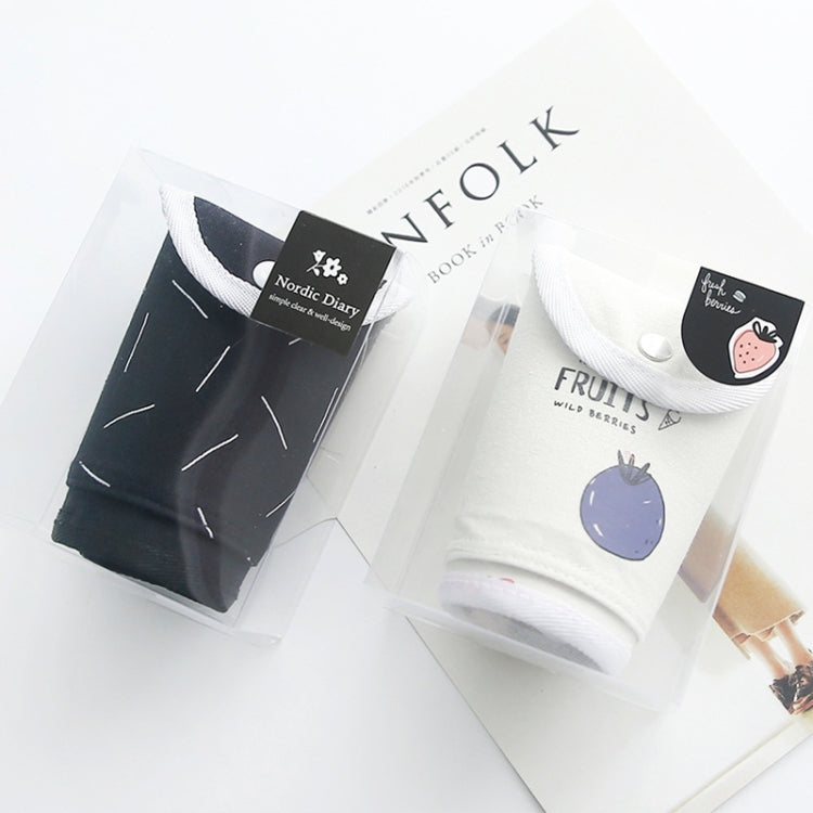 Creative Stationery Cute Retractable Canvas Pen Container High-capacity Stationery Pencil Bag School Office Supplies, Random Color Delivery