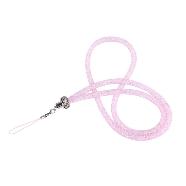Fashion Bling Mobile Phone Chain(Pink)