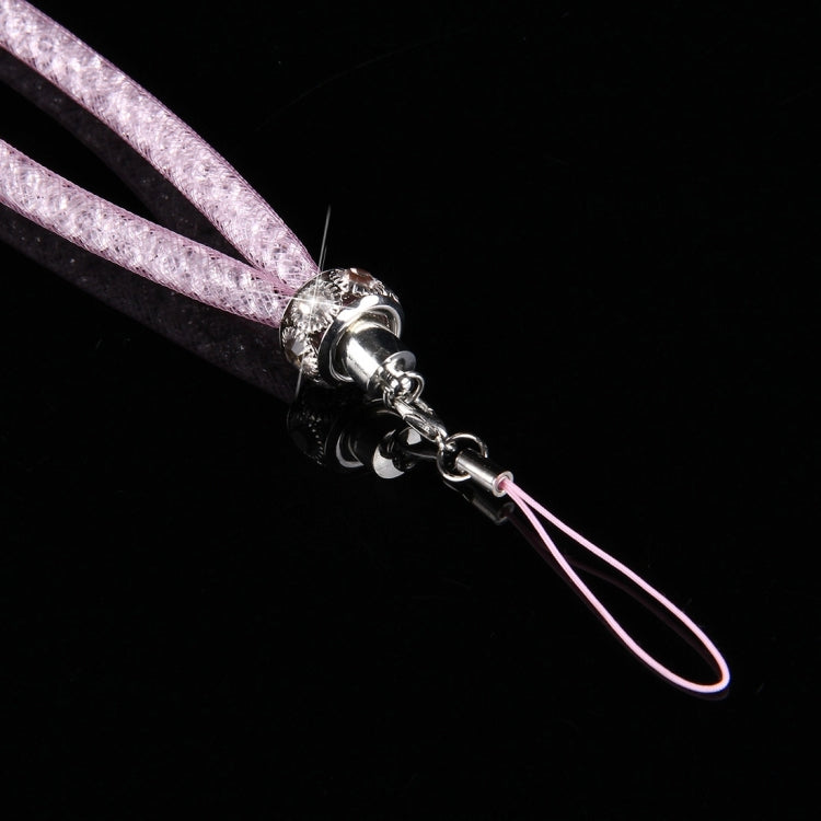 Fashion Bling Mobile Phone Chain(Pink)