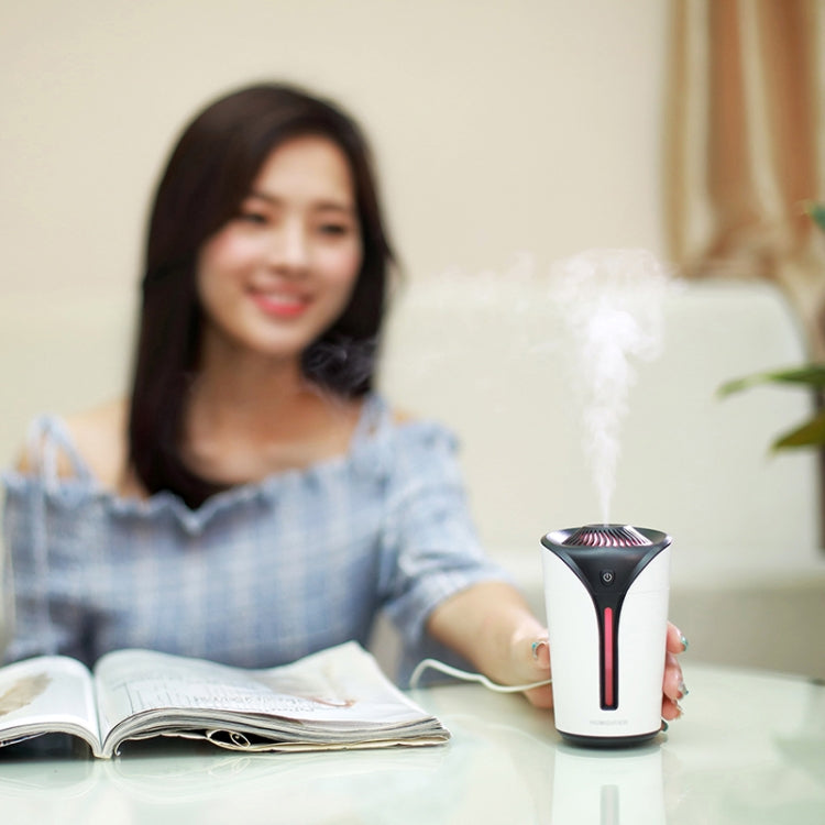 Flame Shape USB Charge Electric Aroma Essential Ultrasonic Aromatherapy Cool Mist Humidifier Automatic Alcohol Sprayer, Capacity: 170ml(Black)