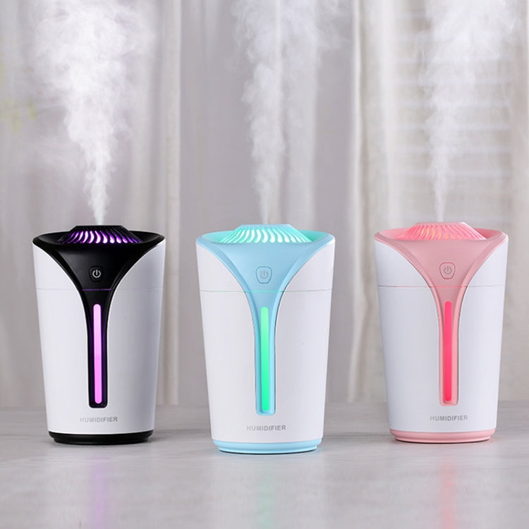Flame Shape USB Charge Electric Aroma Essential Ultrasonic Aromatherapy Cool Mist Humidifier Automatic Alcohol Sprayer, Capacity: 170ml(Black)